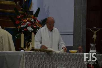 Procesión religiosa de San Gregorio y actuación del humorista Maestro Florido (Foto Francisco Javier Santana y TA)